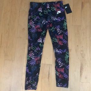 GIRLS large Nike leggings